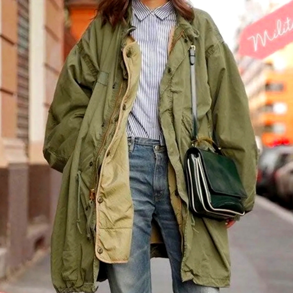 Uniqlo Jackets & Coats | Uniqlo | Mixed Fabric Rain Tech Parka | Color: Green  S